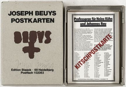 Fluxus - Beuys, Joseph. Postales. Con 25 postales 