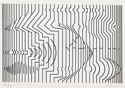 Vasarely, Victor. Colección compuesta por 1 serigr