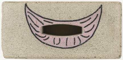 Fluxus - Paeffgen, Claus Otto. Mond. Kalksandstein