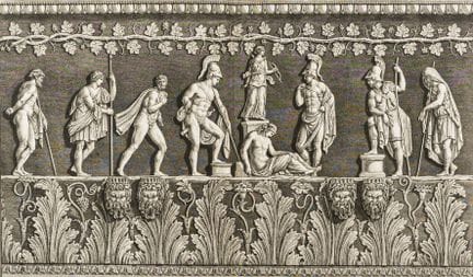 Piranesi, Giovanni Battista. Drei doppelblattgroße