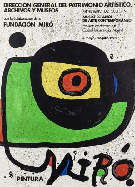 Miró, Joan. Collection de 6 affiches d'exposition.