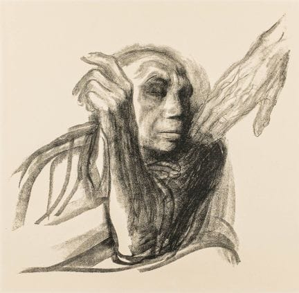 Kollwitz, Käthe. «La llamada de la muerte». Litogr