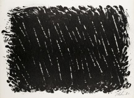 Uecker, Günther. Movimiento IV. Litografía sobre c