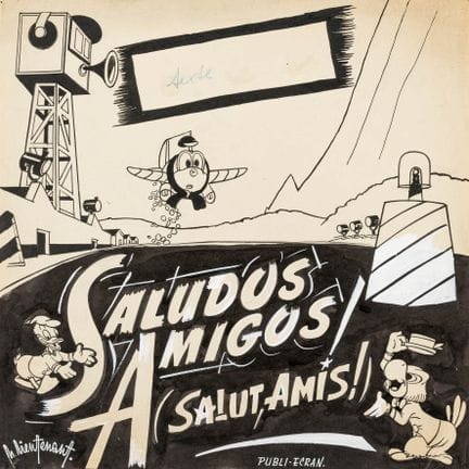 Arte de animación - Autor desconocido. ¡Saludos, a