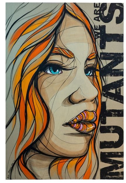 Bocho, El. « We are Mutants ». Acrylique sur toile