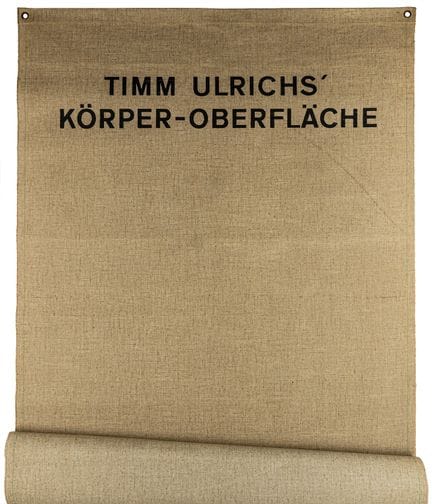 Fluxus - Ulrichs, Timm. Autorretrato. Cuerpo-Arte-
