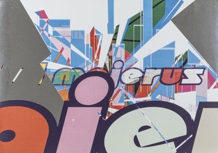 Majerus, Michel. Sin título. Serigrafía en color s