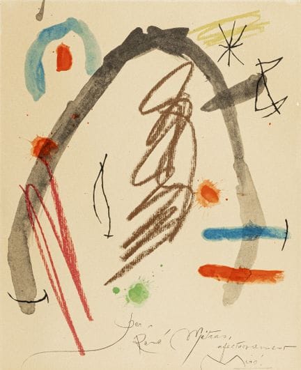 Miró, Joan. Quelques fleurs pour des amis. 11 facs