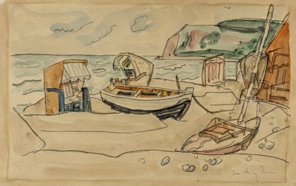 Hauptmann, Ivo. Ohne Titel. (Strand auf Hiddensee)
