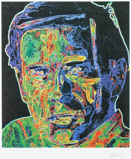 Golub, Leon. Colección de 6 serigrafías en color s