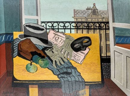 Ausleger, Rudolf. Untitled. (Window Still Life). O