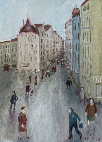 Mühlenhaupt, Kurt. Untitled. (Falkensteinstraße). 