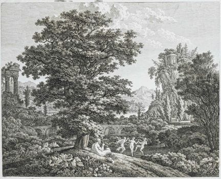 Kolbe, Carl Wilhelm. Der Tanz. Radierung auf Velin