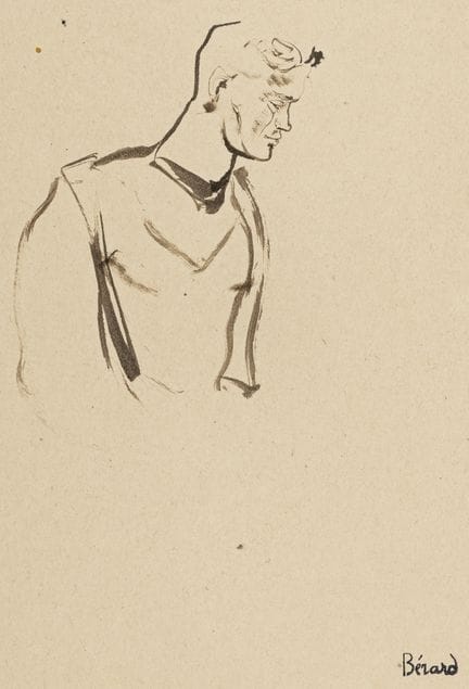 Bérard, Christian Jacques. Sans titre (Homme de pr