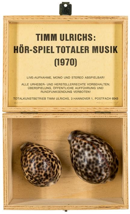 Fluxus - Ulrichs, Timm. Hör-Spiel totaler Musik. 2