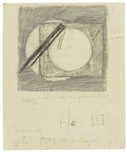 Buchholz, Erich. Sans titre. (Ébauche pour un reli