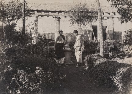 Plüschow, Wilhelm. Arkadische Szene mit zwei junge