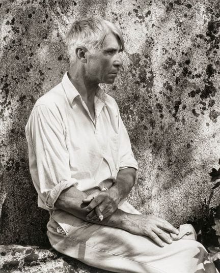 Steichen, Edward J. Carl Sandburg. Silbergelatine.