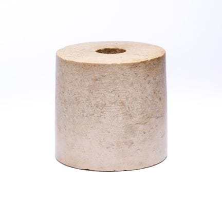 ‡ EINE CHINESISCHE JADE-PERLE, NEOLITHISCHE ZEIT, 