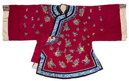 GIACCA DA DONNA CINESE IN SETA RICAMATA DI COLORE 