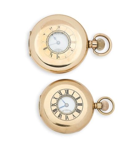 J.W. BENSON : MONTRE DE POCHE EN OR, VERS 1936 
mo