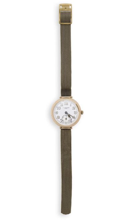 J.W. BENSON : MONTRE-BRACELET EN OR POUR HOMME, VE