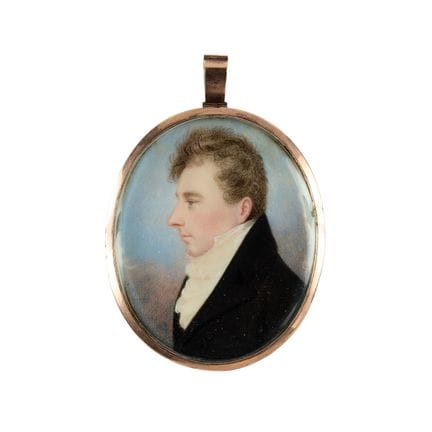 ◉ EINE PORTRAIT-MINIATUR EINES JUNGEN HERREN, ENGL