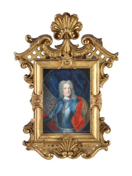 EINE PORTRAITMINIATUR DES HEILIGEN RÖMISCHEN KAISE
