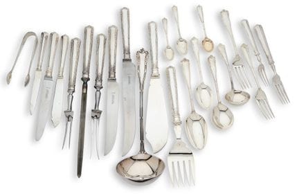 EIN TISCHSILBER-SERVICE, GARRARD &amp; CO. LTD., L