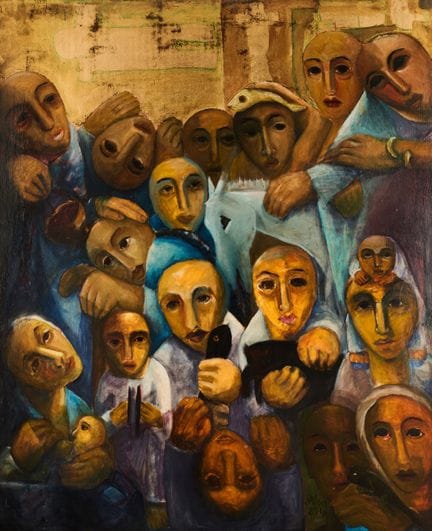 GUIRGUIS LOTFY (EGYPTIAN B.1955) 
EL MOULED (BIRTH