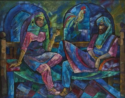 RAKAN DABDOUB (IRAQI 1941-2017) 
UNTITLED (ONE THO