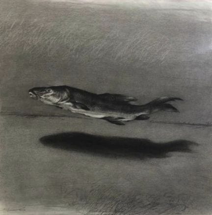‡ YOUSSEF ABDELKE (SYRIAN B.1951) 
UNTITLED (FISH)