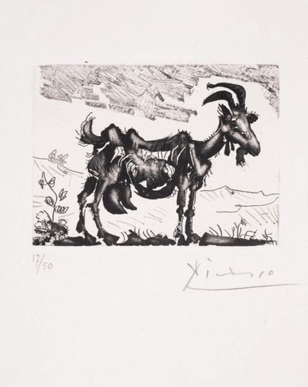 Pablo Picasso (1881-1973)

La Chèvre (Bloch 697; B