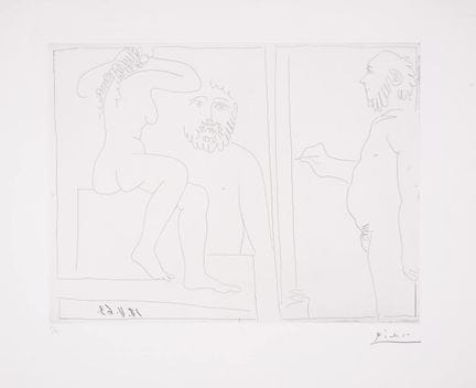 Pablo Picasso (1881-1973)

Pintor y modelo (Bloch 