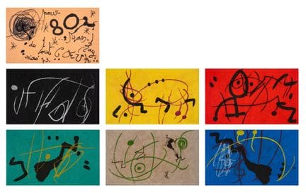 Joan Miró (1893-1983)
«Une Suite pour Man Ray», de