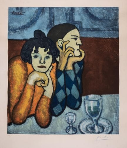 Según Pablo Picasso (1881-1973).

L’Arlequin et Sa