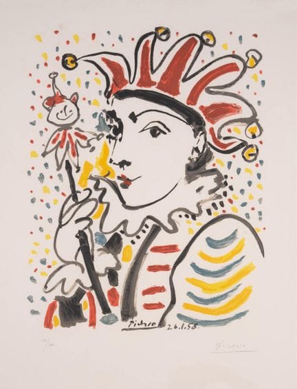Según Pablo Picasso (1881-1973).

La Folie

Litogr