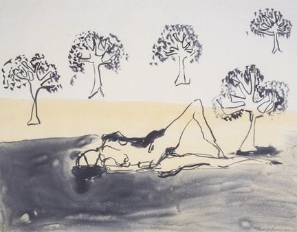 Tracey Emin (b.1963)

Laying with the Olive Trees
