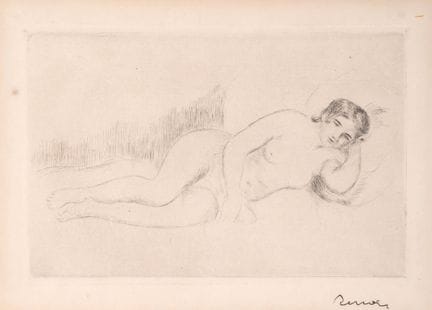Pierre-Auguste Renoir (1841-1919)

Femme nue couch