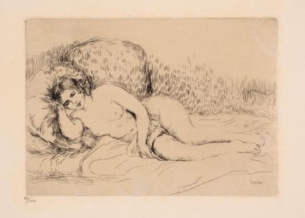Pierre-Auguste Renoir (1841-1919)

«Femme Couchée 