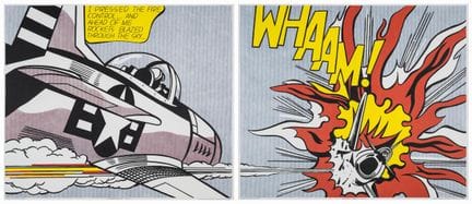 Roy Lichtenstein (1923-1997) after.

WHAAM! (Corle