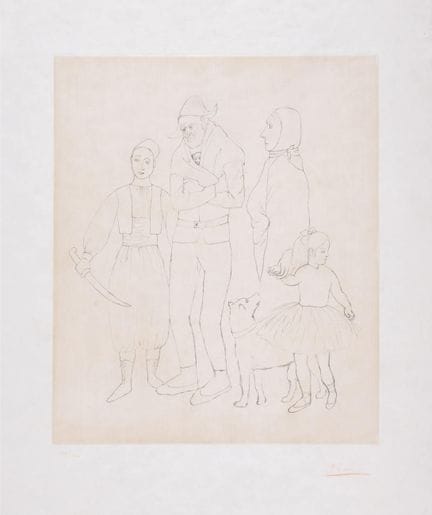 Según Pablo Picasso (1881-1973).

«Famille des Sal