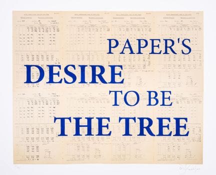 William Kentridge (b.1955)

Paper's Desire To Be t