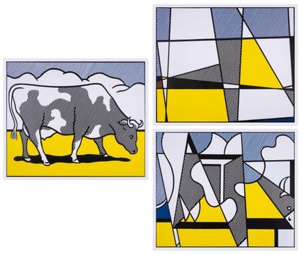 Roy Lichtenstein (1923-1997)

Cow Triptych (Cow Go