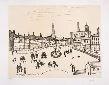 Laurence Stephen Lowry (1887-1976)

Tree in a Squa