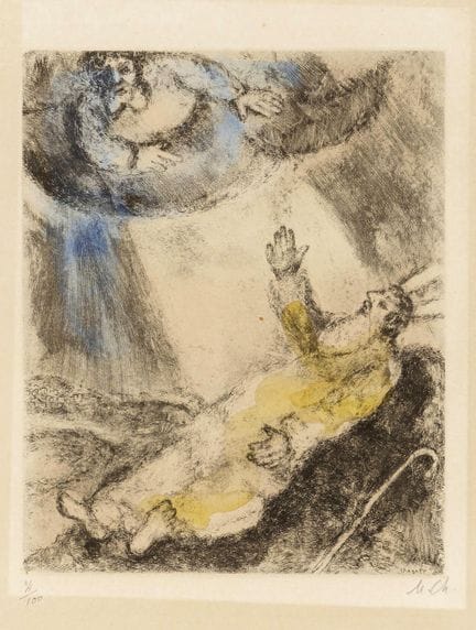 Marc Chagall (1887-1985)

«La muerte de Moisés», d