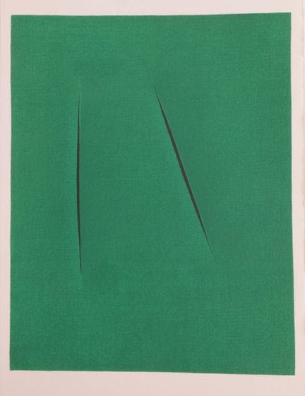 Lucio Fontana (1899-1965) after.

Concetto Spazial