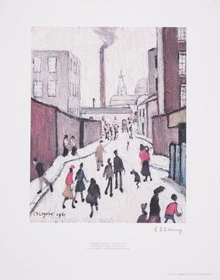 Laurence Stephen Lowry (1887-1976)
Escena callejer