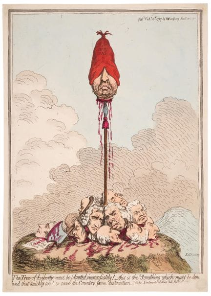 Gillray (James) « L'Arbre de la Liberté doit être 