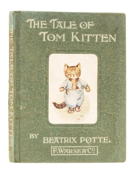 Potter (Beatrix) „The Tale of Tom Kitten“, Erstaus